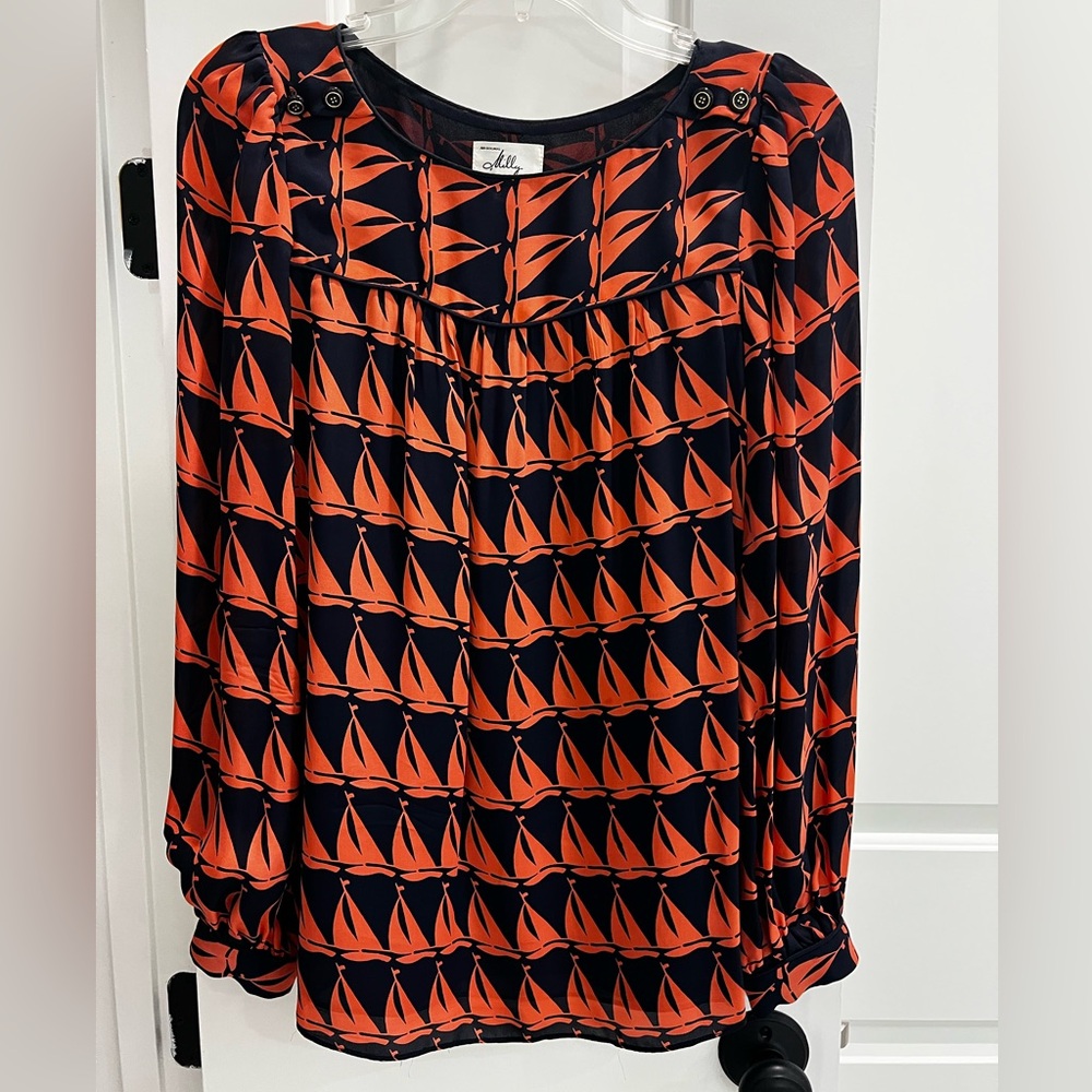 Milly of New York Silk Blouse size 4
